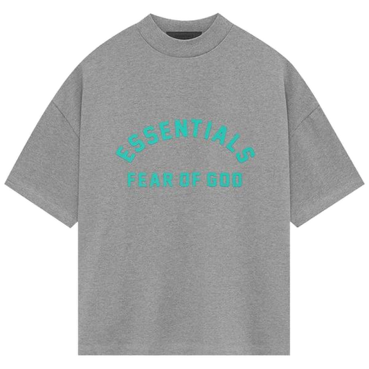 Fear of God Essentials Heavy Jersey Short-Sleeve Tee 'Dark Heather Oatmeal'