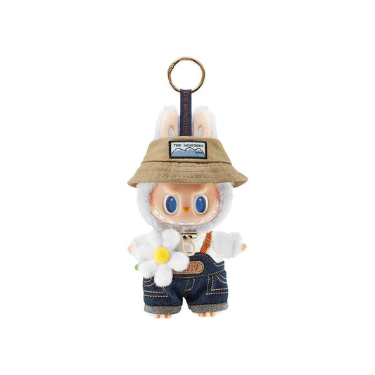 Pop Mart Labubu THE MONSTERS FALL IN WILD SERIES Vinyl Plush Doll Pendant 'White'