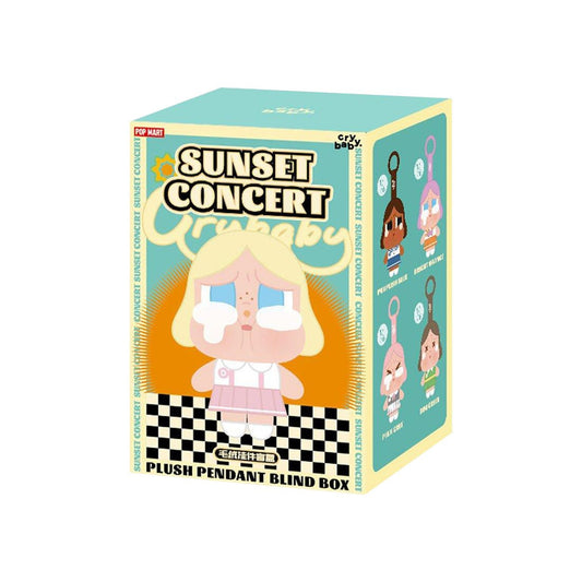 Pop Mart CRYBABY Sunset Concert Series Plush Pendant Single Blind Box 'Mystery'