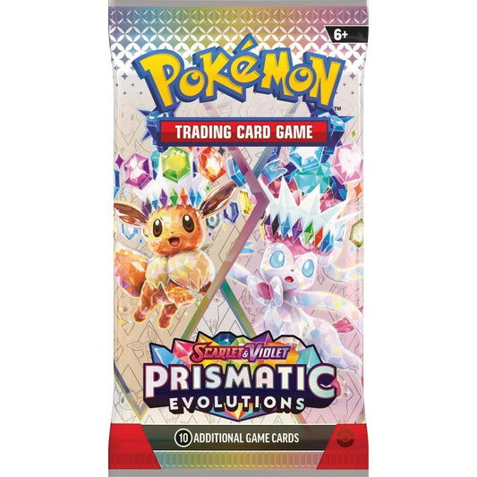 Pokemon — Prismatic Evolutions Booster Pack — 5 Pack Bundle
