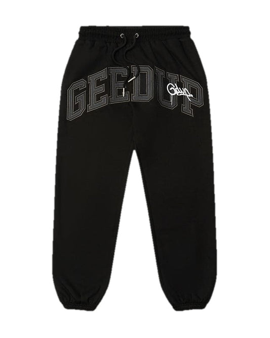 Geedup Team Logo/Handtstyle Trackpant Black/Grey/White