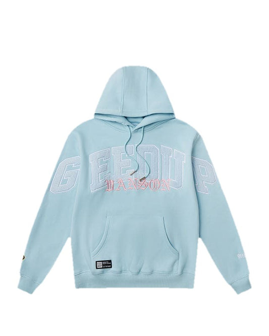 Geedup Team Logo x Vanson Hoodie Light Blue