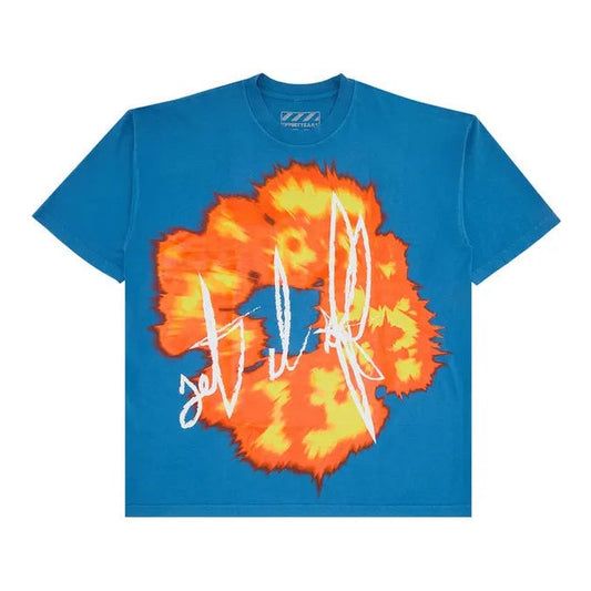 Denim Tears x Offset Set It Off #1 T-shirt Blue