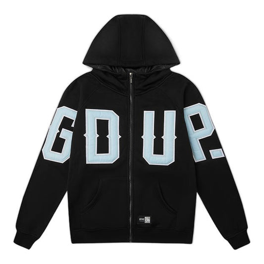 Geedup G.D.U.P Zip Hoodie Black/Cool Blue